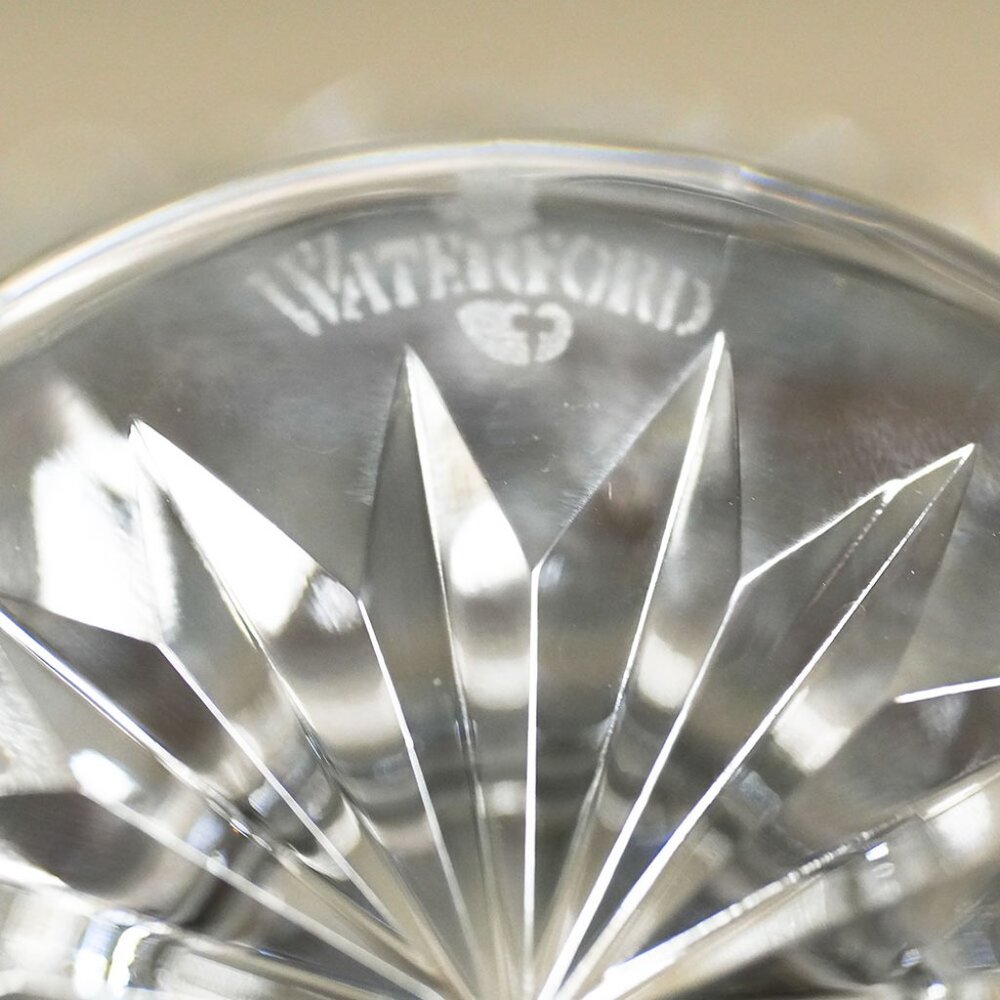 Vintage Waterford Crystal Pedestal Bowl – Diamond & Fan Cut Elegance - Picture 9 of 9
